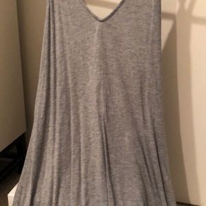 Heather grey jersey dress